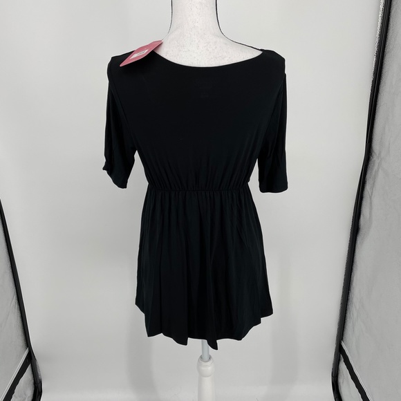 Isabel Maternity Elbow Sleeve Deep V-Neck Top B115, A107, A108 - Picture 5 of 10